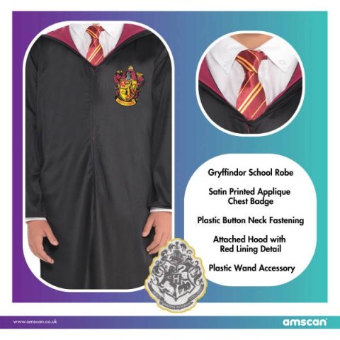 Strój, Kostium przebranie Harry Potter Gryffindor M/L