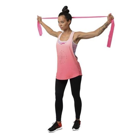 TP01 PINK 0.7 x 120 x 1200 MM TAŚMA PILATES HMS